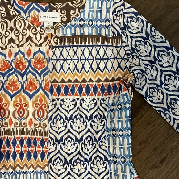 NWT Alfred Dunner Tunic Blouse Top - Picture 8 of 8